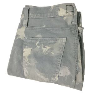 Current/elliot the stiletto grey camo skinny jeans